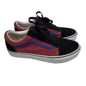 Vans OTW Old Skool Multi-Color Checkered Lace Up Skate Shoes Mens Size 7.5